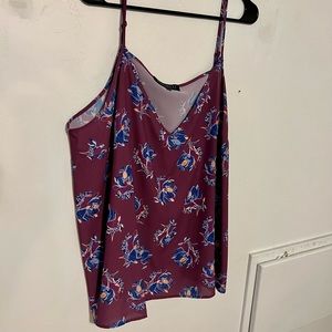 NWT! Purple floral printed Eloquii camisole.